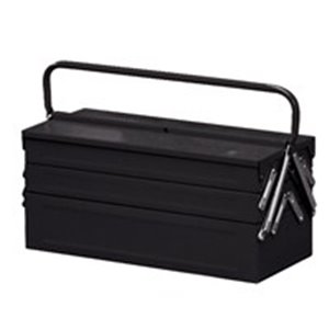 PROFITOOL 0XPTWB0105 - Tool box, metal, number of equipped drawers: 4, colour: black x width450mm x depth210mm x height208mm