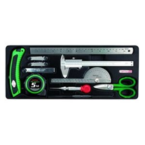 11 STK - Mät-  märknings- och skärverktyg - Top1autovaruosad