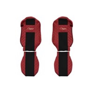F-CORE FX13 RED - Seat covers ELEGANCE Q  - Top1autovaruosad