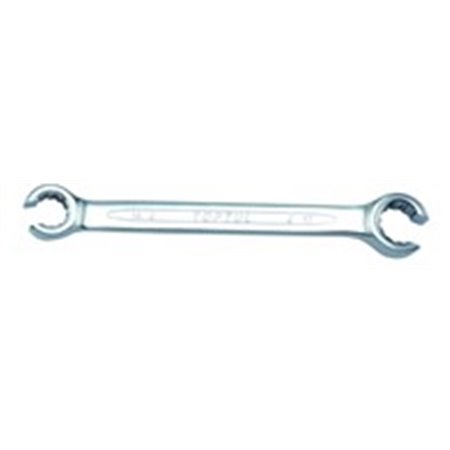 TOPTUL AEEA1618 - Wrench box-end, double-ended, open, profile: Bi-hexagonal, metric size: 16, 18 mm, offset angle: 15°, finish: 
