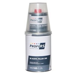 PROFIRS 0RS105-1.2L - Primer high-filling, grey, 1,2L, with hardener, type of application: gun, proportions: 5:1, application (f