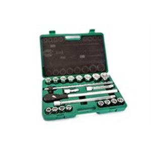 HANS 6622MB - Set of socket wrenches, 6PT socket(s) / extension bar(s) / handle(s) 3/4\\\