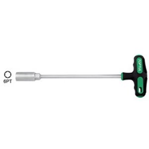 TOPTUL CTJA1423 - Wrench socket straight, with T-type handle 6-Point, 14 mm, handle: plastic / T type