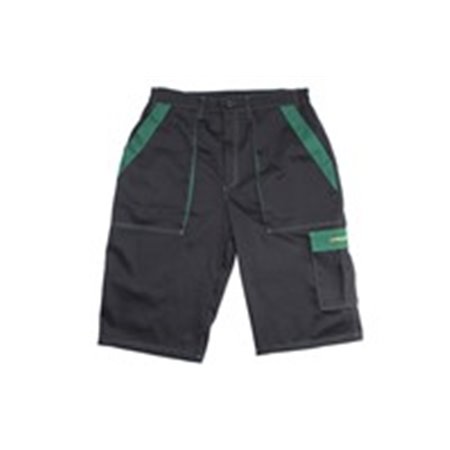 0XSK0011CZ/XXL Spodnie robocze krótkie, czarno zielone, suurus XXL. Wykonane z m