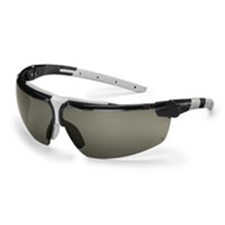 UVEX 9190.281 - Protective glasses with temples uvex i-3, UV 400, lens colour: grey, stadards: EN 166 EN 172, colour: Black/Gre