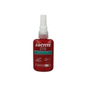 LOCTITE LOC 270 50ML - hard to disassemble thread protecting agent, 50ml, green, bolts max.: M20