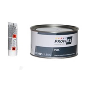 PROFIRS 0RS001-1.8KG - PROFIRS Putty universal with hardener, 1,8kg, intended use: galvanized metal, steel, colour: yellow