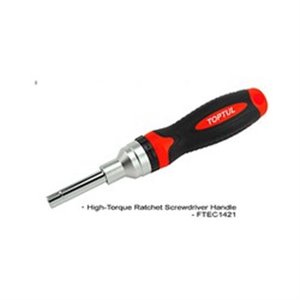 TOPTUL FTEC1421 - Bit holder with handle (ratchet) HEX, inch size: 1/4\\\
