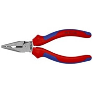 KNIPEX 08 22 145 - Pliers universal universal, straight, length: 145mm, sharply ended and extended jaws