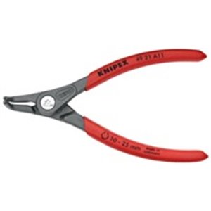 KNIPEX 49 21 A11 - Pliers bent for Seger retaining rings, profile: external, 90 degrees, length: 130mm, long-lasting, spring wir