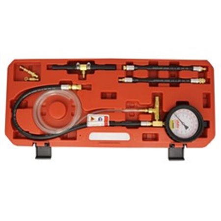 TOPTUL JGAI0703 - Kit for measuring pressure in fuel systems (in a suitcase), range 0-1000 kPa/0-150 psi