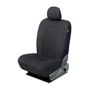 CARPASSION MMT CP30120 - Cover seats (jacquard, colour: graphite, front, driver seat) BUS I, compatibility with airbags