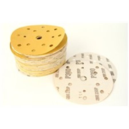 3M 3M50452P - Abrasive disc Hookit, disc, P360, diameter: 150mm, colour: yellow, 100pcs, number of holes: 15