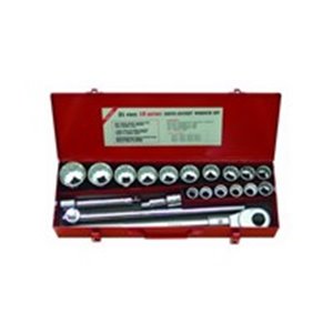 SONIC 402001 - Set of tools, mixed 20 pcs, profile: 12-point, socket / drive: 3/4\\\