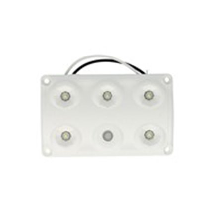 TRUCKLIGHT IL-UN026 - Interior lighting lamp (LED, 12/24V, surface, with switch, 2 light levels with 0.5m wire)