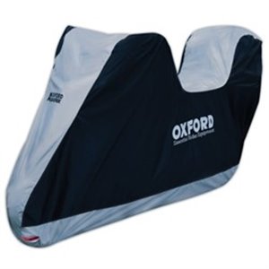 OXFORD CV203 - Motorcycle cover OXFORD AQUATEX NEW C colour silver, size M - with a place for trunk