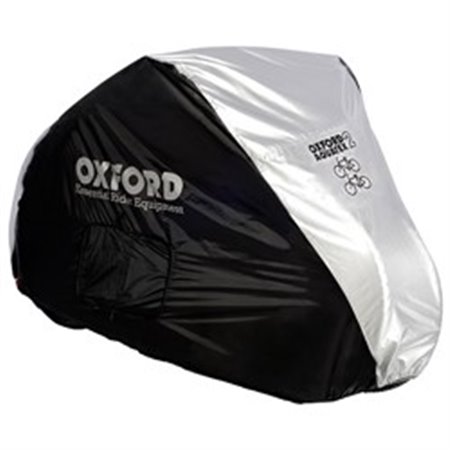 OXFORD CC101 - Cykelskydd OXFORD AQUATEX CC1 färg silver, storlek M - två cyklar
