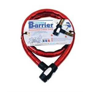 OXFORD OF147 - Cable with fastener OXFORD Barrier colour red 1,4m x