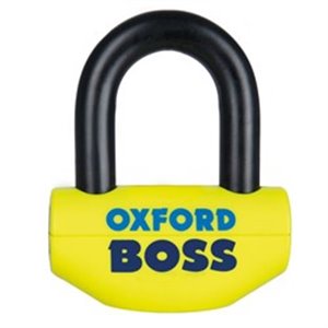 OF46 Pidurikettalukk alarmiga OXFORD Boss värv kollane spindel 16mm