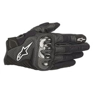 ALPINESTARS 3570518/10/L - Gloves touring ALPINESTARS SMX-1 V2 WENTYLOWANE colour black, size L