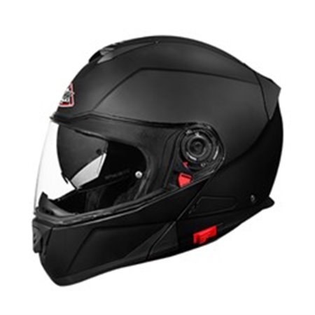 SMK SMK0100/17/MA200/M - Helmet Flip-up helmet SMK GLIDE MATT BLACK MA200 colour black/matt, size M unisex