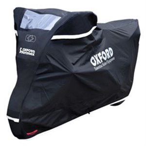 OXFORD CV333 - Motorcycle cover OXFORD STORMEX NEW colour black, size XL - resistant to high temperature; with a lining