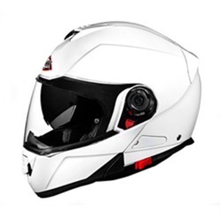 SMK SMK0100/17/GL100/M - Helmet Flip-up helmet SMK GLIDE WHITE GL100 colour white, size M unisex