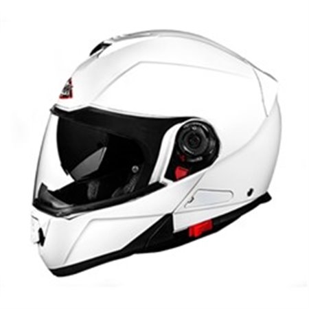 SMK SMK0100/17/GL100/L - Helmet Flip-up helmet SMK GLIDE WHITE GL100 colour white, size L unisex