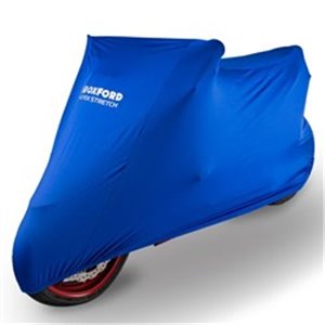 OXFORD CV181 - Motorcycle cover OXFORD PROTEX STRETCH Indoor CV1 colour blue, size XL
