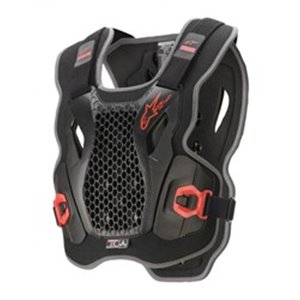 6700421/13/M-L Chest protector ALPINESTARS MX BIONIC ACTION colour black/red, si