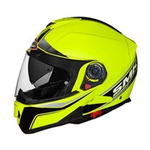 SMK SMK0100/17/HV420/L - Helmet Flip-up helmet SMK GLIDE FLASH VISION HV420 colour black/fluorescent/yellow, size L unisex