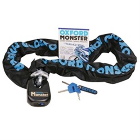 OXFORD OF18 - Anti-theft protection OXFORD Monster colour black 2m x chain link 14mm
