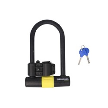 LK223 Anti theft protection OXFORD MAGNUM U lock colour black/yellow