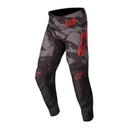ALPINESTARS MX 3721222/1223/34 - Trousers cross/enduro ALPINESTARS MX RACER TACTICAL colour black/camo/fluorescent/grey/red, siz