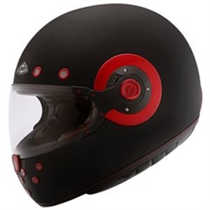 SMK SMK0112/18/MA230/M - Helmet full-face helmet SMK RETRO MATT BLACK MA230 colour black/matt, size M unisex (previous name of h