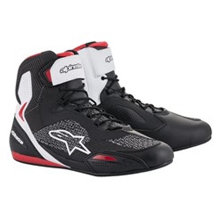 ALPINESTARS 2510319/123/8,5 - Leather boots touring FASTER-3 RIDEKNIT ALPINESTARS colour black/red/white, size 8,5