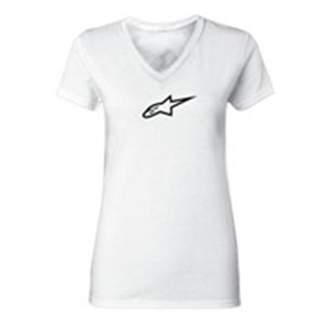 ALPINESTARS 1W37-72900/20/XL - T-shirt AGELESS V NECK ALPINESTARS colour white, size XL