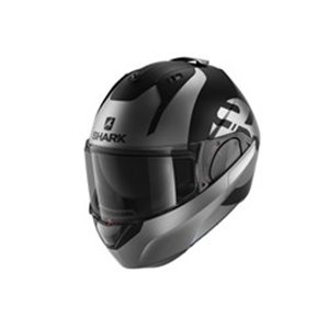 HE9809E-KAK-M Helmet Flip up helmet SHARK EVO ES KEDJE colour anthracite/black/