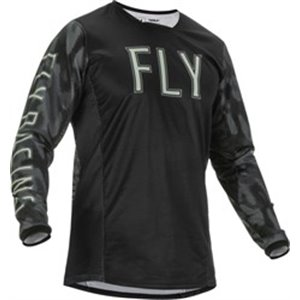 FLY FLY 375-524M - T-shirt off road FLY RACING KINETIC S.E. TACTIC colour black/camo/grey, size M