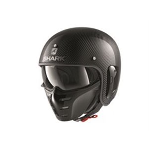 SHARK HE2715E-DSK-XXL - Helmet open SHARK S-DRAK CARBON 2 SKIN colour black/carbon, size 2XL unisex