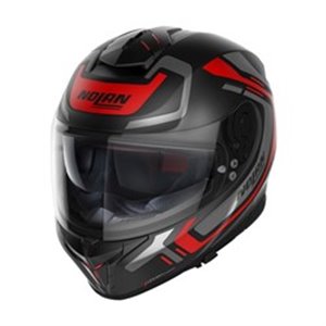 NOLAN N88000568-039-XL - Helmet full-face helmet NOLAN N80-8 ALLY N-COM 39 colour anthracite/black/matt/red, size XL unisex