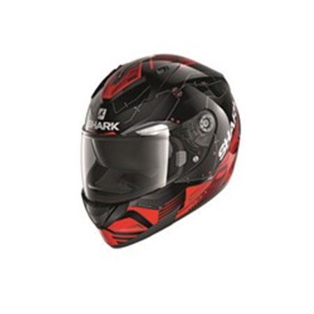 SHARK HE0537E-KRS-M - Helmet full-face helmet SHARK RIDILL 1.2 MECCA colour black/red, size M unisex
