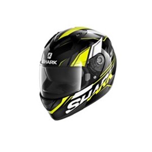 SHARK HE0533E-KYW-L - Helmet full-face helmet SHARK RIDILL 1.2 PHAZ colour black/white/yellow, size L unisex