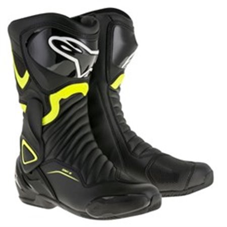 ALPINESTARS 2223017/155/41 - Leather boots sports SMX-6 V2 ALPINESTARS colour black/fluorescent/yellow, size 41