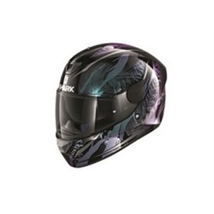 SHARK HE4038E-KVX-XS - Helmet full-face helmet SHARK LADY D-SKWAL 2 SHIGAN colour black/blue/purple, size XS lady's