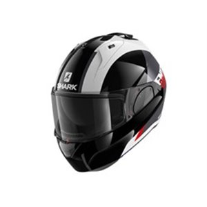 SHARK HE9806E-WKR-M - Helmet Flip-up helmet SHARK EVO ES ENDLESS colour black/red/white, size M unisex
