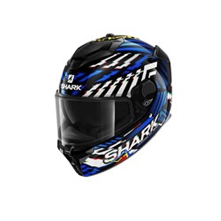 SHARK HE7072E-KYB-L - Helmet full-face helmet SHARK SPARTAN GT E-BRAKE colour black/blue/white, size L unisex