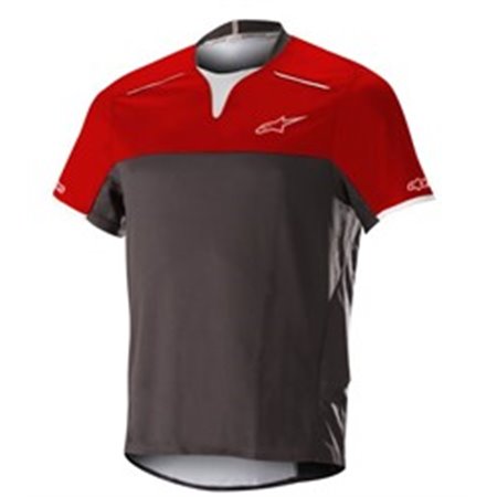 ALPINESTARS MTB 1766718/31/L - T-shirt cycling ALPINESTARS DROP PRO S/S JERSEY colour black/red, size L (short sleeve)