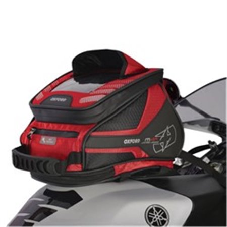 OXFORD OL256 - Tank bag (4L) M4R Tank'n'Tailer OXFORD colour red, size OS (also ability to fit on the rear part of a motorcycle