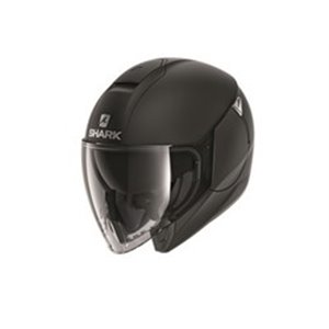 SHARK HE1921E-KMA-S - Helmet open SHARK CITYCRUISER BLANK colour black/matt, size S unisex